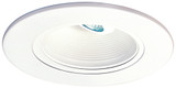 Elco Lighting - EL5493W - 5" L.V. ADJSTBL WHT BFFL TRIM - All White