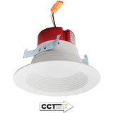Elco Lighting - EL410CT5W - 4" 5CCT ROUND LED BAFFLE 950LMN 27-50K - All White