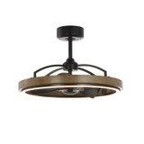 Maxim - 63001DWBK - LED Fandelight - Teton - Driftwood / Black