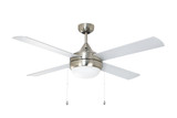 Maxim - 88794SN - 52" Ceiling Fan - Quattro - Satin Nickel