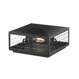 Maxim - 30690CLBK - Two Light Deck Lantern - Magnus - Black