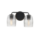 Maxim - 21412CRKB - Two Light Wall Sconce - Honey - Kentucky Bronze