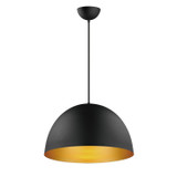 Maxim - 11486BKGLD - One Light Pendant - Tova - Black / Gold