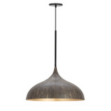 Maxim - 10914BKGLD - One Light Pendant - Fleur - Black / Gold