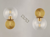 Maxim - 38411CLNAB - One Light Wall Sconce - Branch - Natural Aged Brass