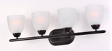 Maxim - 11314FTOI - Four Light Bath Vanity - Axis - Oil Rubbed Bronze