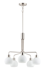 Maxim - 11277SWSN - Five Light Chandelier - Coraline - Satin Nickel