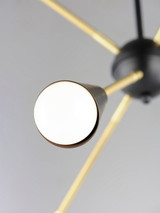 Maxim - 11266BKSBR/BUL - LED Pendant - Lovell - Black / Satin Brass