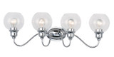 Maxim - 1114CLPC - Four Light Bath Vanity - Ballord - Polished Chrome