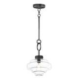 Maxim - 11122CLBK - One Light Pendant - Harbor - Black
