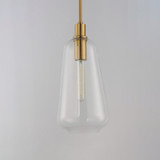 Maxim - 11114CLSBR - One Light Pendant - Babylon - Satin Brass