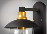 Maxim - 10316CLBZGLD - LED Outdoor Wall Sconce - Crib - Bronze / Gold