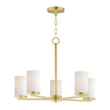 Maxim - 10286SWSBR - Five Light Pendant - Lateral - Satin Brass