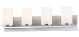 Maxim - 10284SWSN - Four Light Bath Vanity - Lateral - Satin Nickel