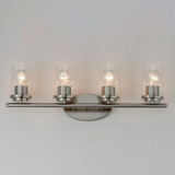 Maxim - 10214CLSN - Four Light Bath Vanity - Corona - Satin Nickel