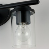 Maxim - 10213CLBK - Three Light Bath Vanity - Corona - Black