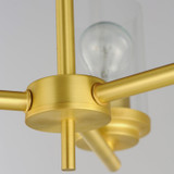 Maxim - 10203CLSBR - Three Light Chandelier - Corona - Satin Brass