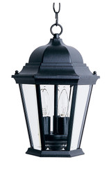 Maxim - 1009BK - Three Light Outdoor Hanging Lantern - Westlake - Black