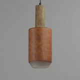 Maxim - 10092WWDTN - LED Pendant - Scout - Weathered Wood / Tan Leather