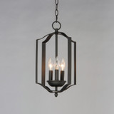 Maxim - 10035BK - Three Light Chandelier - Provident - Black