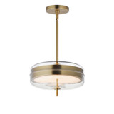 ET2 - E24662-18NAB - LED Pendant - Voto - Natural Aged Brass