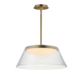 ET2 - E22088-144SBR - LED Pendant - Jensen - Satin Brass