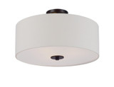 Maxim - 10014OMOI - Three Light Semi-Flush Mount - Bongo - Oil Rubbed Bronze