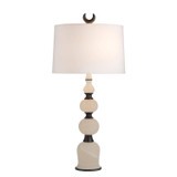Arteriors - GDPTC02-829 - Two Light Table Lamp - Minaret - White/English Bronze