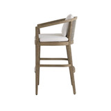 Arteriors - FSS15 - Outdoor Bar Stool - Sobek - Pearl/Kona