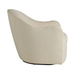 Arteriors - FRU18 - Chair - Delfino - Oxford White/Blackened Iron