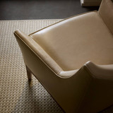 Arteriors - FRU17 - Chair - Ferguson - Ivory/Dark Walnut