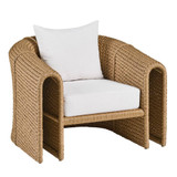 Arteriors - FRS34 - Outdoor Lounge Chair - Julien - Pearl/Tan