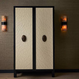 Arteriors - FNS23 - Cocktail Cabinet - Soko - Ivory/Ebony