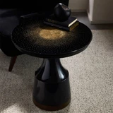 Arteriors - FES20 - End Table - Altair - Toasted Ivory/Black