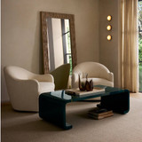 Arteriors - FCS24 - Coffee Table - Turnley - Peacock/Antique Brass