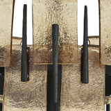 Arteriors - DSI15 - Six Light Chandelier - Lumora - Smoke/Blackened Iron