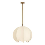 Arteriors - DSC17 - One Light Pendant - Lunaria - Ivory/Antique Brass