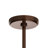 Arteriors - DSC14 - Three Light Chandelier - Trinity - Frost Ombre/Heritage Brass