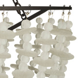 Arteriors - DMI33 - Six Light Chandelier - Cyprus - Organic Frosted/Bronze