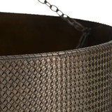 Arteriors - DMI31 - Six Light Chandelier - Hecche - Carbon/Bronze