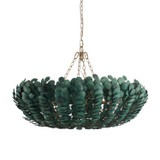 Arteriors - DLS18 - Six Light Chandelier - Bilal - Eucalyptus Stain/Antique Brass