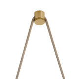 Arteriors - DLC60 - LED Chandelier - Berkley - Clear/Antique Brass