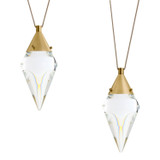 Arteriors - DLC60 - LED Chandelier - Berkley - Clear/Antique Brass