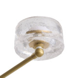 Arteriors - DLC54 - LED Chandelier - Glacielle - Clear/Antique Brass
