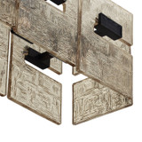 Arteriors - DLC49 - Six Light Linear Chandelier - Vetrina - Molten Umber/English Bronze