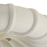Arteriors - DFC35 - LED Flush Mount - Camella - Ivory/Antique Brass
