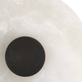 Arteriors - DFC28 - LED Flush Mount - Moers - White/English Bronze
