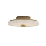 Arteriors - DFC27 - LED Flush Mount - Moers - White/Antique Brass