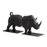 Arteriors - ATC11 - Bookends, Set of 2 - Etosha - Charcoal/Bronze