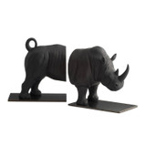 Arteriors - ATC11 - Bookends, Set of 2 - Etosha - Charcoal/Bronze
